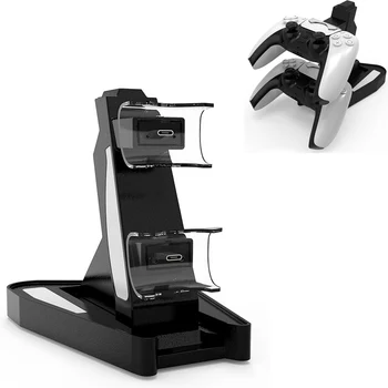 Controller Charger Charging Docking Station Stand Dual USB Fast Charge Base LED Indicator for Sony PS5 Playstation 5 Controller
Controller Charger Charging Docking Station Stand Dual USB Fast Charge Base LED Indicator for Sony PS5 Playstation 5 Controller