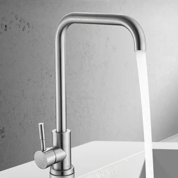 JIAYUN Single Handle High Arc Brushed out Kitchen Faucet,Single Level Stainless Steel Kitchen Sink Faucets
JIAYUN Single Handle High Arc Brushed out Kitchen Faucet,Single Level Stainless Steel Kitchen Sink Faucets