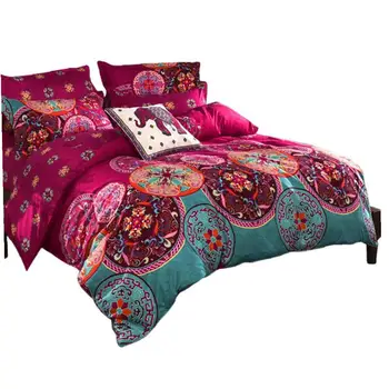 3 Pcs/Set National Style Duvet Cover and Pillowcases Colorful Printing Polyester Duvet Cover Pillow Cover Bedding Set
3 Pcs/Set National Style Duvet Cover and Pillowcases Colorful Printing Polyester Duvet Cover Pillow Cover Bedding Set