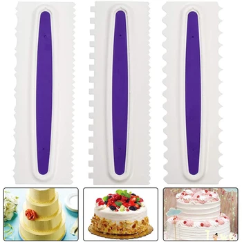 3pcs/set Cake Decorating Tools Comb Cake Scraper Smoother Cream Decorating Icing Comb Fondant Spatulas Baking Pastry Tools
3pcs/set Cake Decorating Tools Comb Cake Scraper Smoother Cream Decorating Icing Comb Fondant Spatulas Baking Pastry Tools