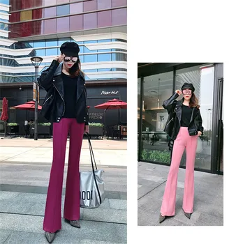 Spring / Summer 2020 New Women's Straight Straight Micro Slacks with High Waist and Wide Legs 886
Spring / Summer 2020 New Women's Straight Straight Micro Slacks with High Waist and Wide Legs 886
