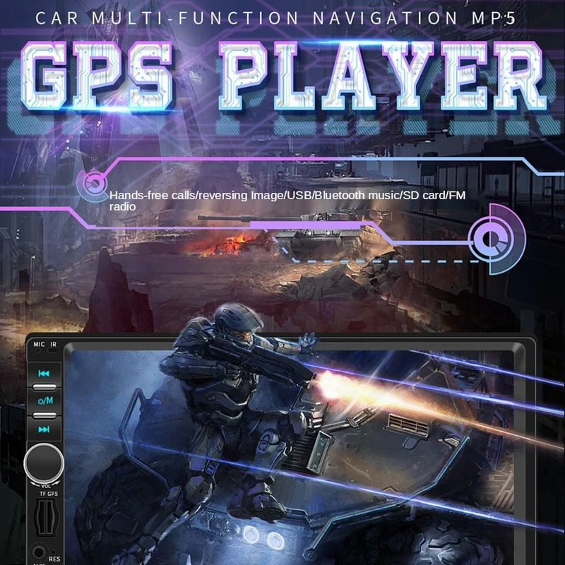 7018G GPS Navigator Car Universal Central Control Modified Car 7-inch High-definition Bluetooth 2022 NEW Call MP5 Player
7018G GPS Navigator Car Universal Central Control Modified Car 7-inch High-definition Bluetooth 2022 NEW Call MP5 Player