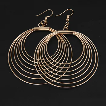 L-42 New Korean Style Earrings Gold Color Big Hollow Round Circle Long Drop Earrings For Women Fashion Ear Jewelry Gift
L-42 New Korean Style Earrings Gold Color Big Hollow Round Circle Long Drop Earrings For Women Fashion Ear Jewelry Gift