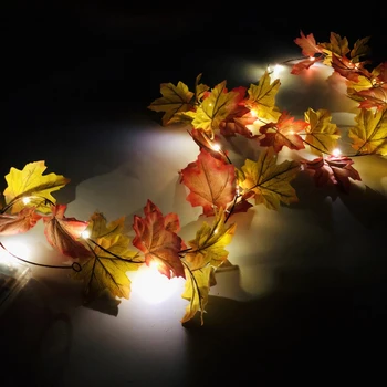 2M 20LED Maple Leaves LED String Light Autumn Stair Garden Led Lights Christmas Tree Decoration Lighting Halloween Decoration
2M 20LED Maple Leaves LED String Light Autumn Stair Garden Led Lights Christmas Tree Decoration Lighting Halloween Decoration