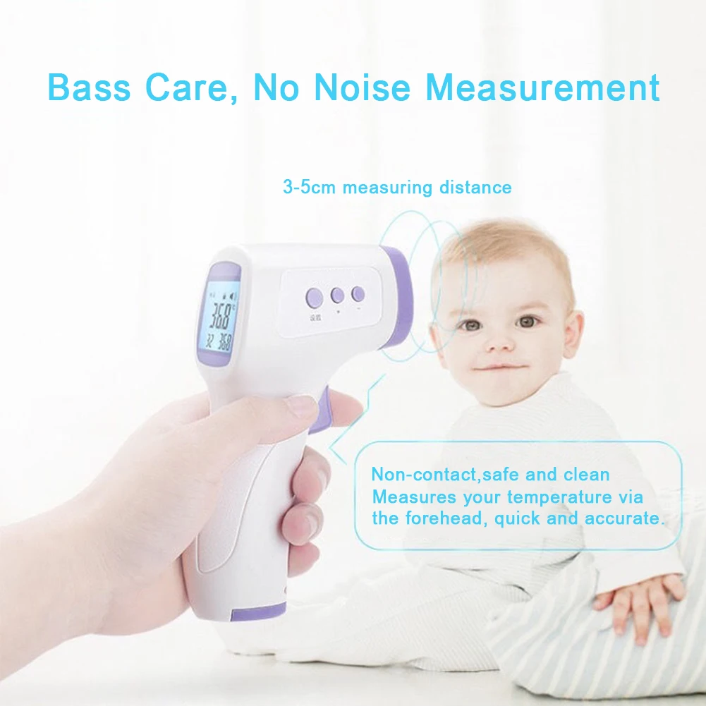 Portable Digital Display Forehead Temperature Measurement Device Baby Adult Accurate Handheld Non Contact Infrared Thermometer
Portable Digital Display Forehead Temperature Measurement Device Baby Adult Accurate Handheld Non Contact Infrared Thermometer