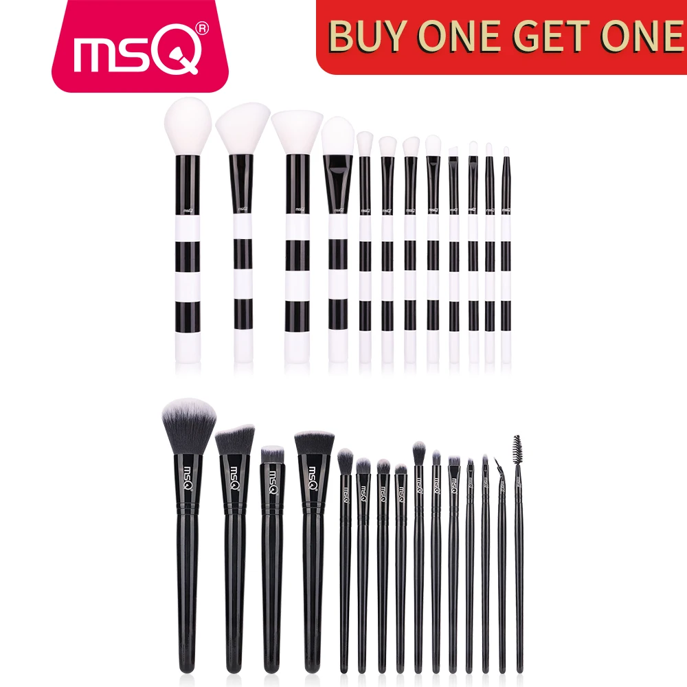 MSQ Buy One Get One Makeup Brushes Set Foundation Highlighter Blusher Eyeshadow Sculpting 15pcs 30pcs Beauty Make up Brush kits
MSQ Buy One Get One Makeup Brushes Set Foundation Highlighter Blusher Eyeshadow Sculpting 15pcs 30pcs Beauty Make up Brush kits