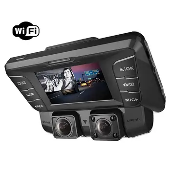 Pruveeo Dash Cam with Infrared Night Vision,Built-in WiFi 4K Dual 1080P Front and Inside, Dash Camera for Cars Truck Taxi
Pruveeo Dash Cam with Infrared Night Vision,Built-in WiFi 4K Dual 1080P Front and Inside, Dash Camera for Cars Truck Taxi