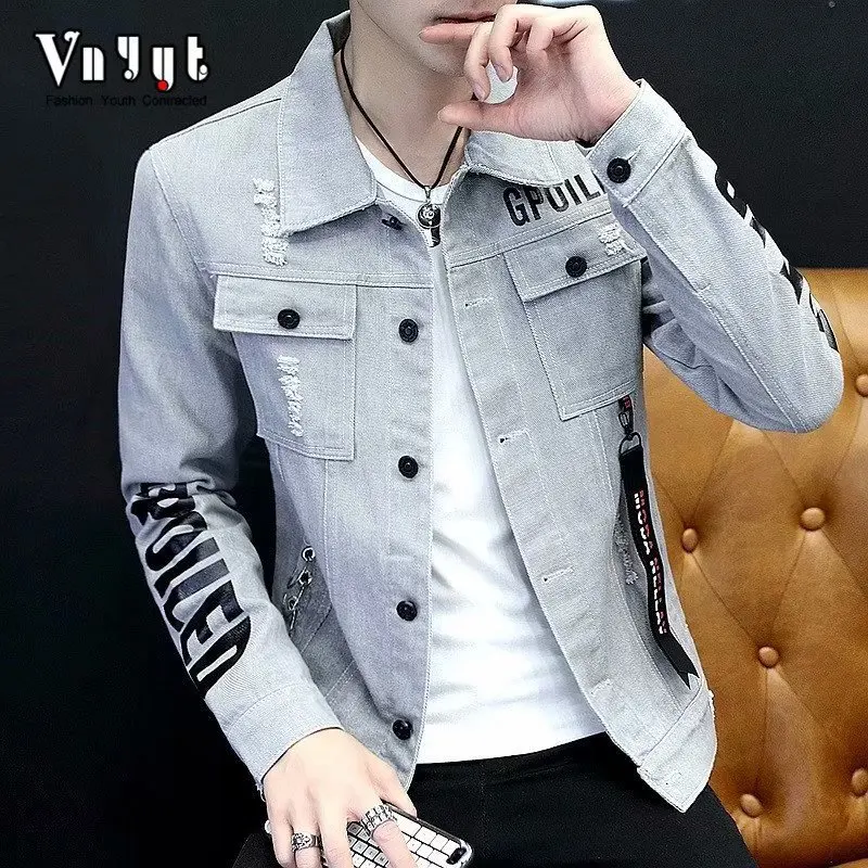 2018 Autumn & Winter Jeans Coat Men's Loose-Fit Korean-style Trend Celebrity Style Jacket Leather Coat Slim Fit Retro on Clothes
2018 Autumn & Winter Jeans Coat Men's Loose-Fit Korean-style Trend Celebrity Style Jacket Leather Coat Slim Fit Retro on Clothes