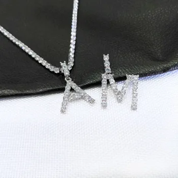 Initial Tennis Chain Cubic Zircon Necklace 26 Letters Pendant Bling Zodiac Sign Gold Necklace Hip Hop Jewelry Women Men 
Initial Tennis Chain Cubic Zircon Necklace 26 Letters Pendant Bling Zodiac Sign Gold Necklace Hip Hop Jewelry Women Men