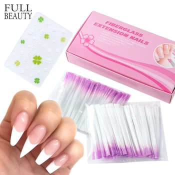 Fiber Glass Nail Extension for UV Gel Building French Manicure Acrylic Fiberglass Nail Forms Salon Tool Tips Accessory CH1013
Fiber Glass Nail Extension for UV Gel Building French Manicure Acrylic Fiberglass Nail Forms Salon Tool Tips Accessory CH1013