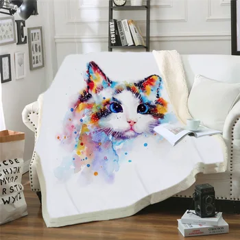 Custom 3D Cat Sherpa Blanket on Beds Animal Throw Blanket for Kids Dog Reflection Bedspreads 3D Puppy Plush Bedding
Custom 3D Cat Sherpa Blanket on Beds Animal Throw Blanket for Kids Dog Reflection Bedspreads 3D Puppy Plush Bedding