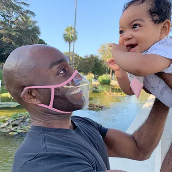 PM2.5 Breathable 5PCS Mask With Clear Window Visible Expression For The Deaf And Hard Of Hearing Protection Face Mouth Mask#48 
PM2.5 Breathable 5PCS Mask With Clear Window Visible Expression For The Deaf And Hard Of Hearing Protection Face Mouth Mask#48