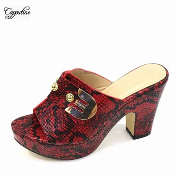 Latest Dark Red African Women's High Heel Pumps Shoes For Wedding/Party CR2121 Heel Height 10CM
Latest Dark Red African Women's High Heel Pumps Shoes For Wedding/Party CR2121 Heel Height 10CM