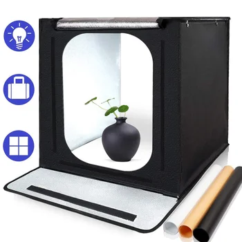 40cm LED Light Box Portable Photo Tent Lightbox 16 inch Folding Photo Studio Softbox for Product Jewelry Toy Photography Shoot
40cm LED Light Box Portable Photo Tent Lightbox 16 inch Folding Photo Studio Softbox for Product Jewelry Toy Photography Shoot