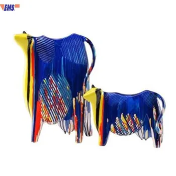 Chinese Style Abstraction Milk Cow Resin Colored Drawing Statue Creative Office Entryway Desktop Decoration X2955
Chinese Style Abstraction Milk Cow Resin Colored Drawing Statue Creative Office Entryway Desktop Decoration X2955