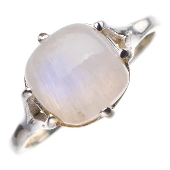 StarGems Natural Rainbow Moonstone Handmade 925 Sterling Silver Ring 6.75 D4654 
StarGems Natural Rainbow Moonstone Handmade 925 Sterling Silver Ring 6.75 D4654