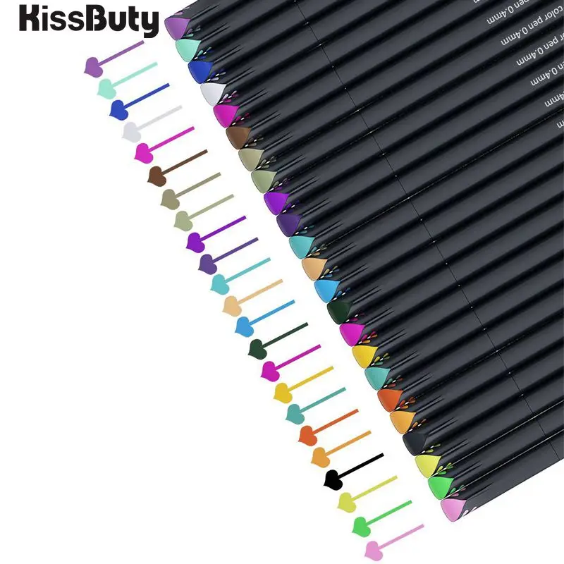 24PCS / Set 0.4mm 24Colorful Fiber Fineliners Marker Pen Set Painting Felt Tip Fine Hook Line Pen Graffiti Sketch Drawing Art
24PCS / Set 0.4mm 24Colorful Fiber Fineliners Marker Pen Set Painting Felt Tip Fine Hook Line Pen Graffiti Sketch Drawing Art