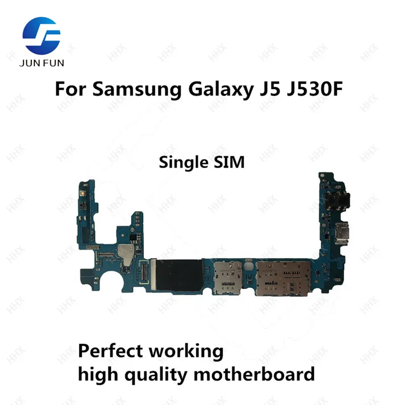 JUN FUN Single SIM Unlocked Motherboard For Samsung Galaxy J5 J530F Mainboard With Full Chips Android OS board
JUN FUN Single SIM Unlocked Motherboard For Samsung Galaxy J5 J530F Mainboard With Full Chips Android OS board