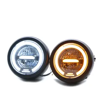 6.5Inch Motorcycle headlight Universal Cafe Racer Vintage distance light Refit Motorcycle LED Headlamp Cafe Racer led moto
6.5Inch Motorcycle headlight Universal Cafe Racer Vintage distance light Refit Motorcycle LED Headlamp Cafe Racer led moto