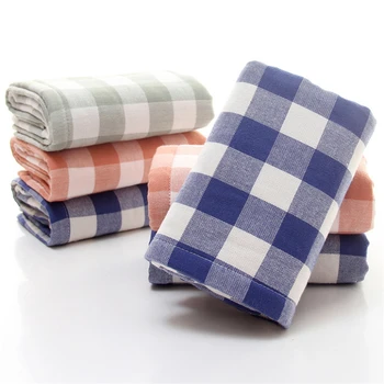 Absorbent Double-Sided Plaid For Adult Face Towels Household Pure Cotton Yarn Towel 34*74cm Soft Hand Towel Thickened
Absorbent Double-Sided Plaid For Adult Face Towels Household Pure Cotton Yarn Towel 34*74cm Soft Hand Towel Thickened