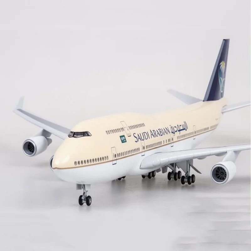 1/150 весы 47 см самолет 747 B747 400 самолета из Саудовской Аравии авиакомпаний Модель W