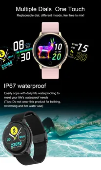 EPULA Smart Watch Wristband Fitness Tracker Sport Smart Watch Color Screen Waterproof Female Physiological Reminder Smart Watch
EPULA Smart Watch Wristband Fitness Tracker Sport Smart Watch Color Screen Waterproof Female Physiological Reminder Smart Watch