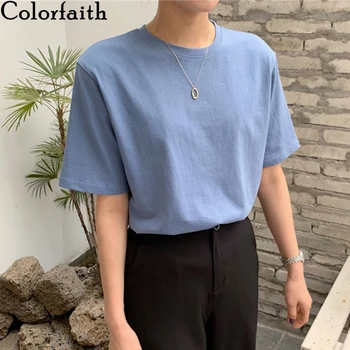Colorfaith New 2020 Women Spring Summer T-Shirts Solid Multi Colors Bottoming Casual Fashionable Loose Minimalist Tops T0007 
Colorfaith New 2020 Women Spring Summer T-Shirts Solid Multi Colors Bottoming Casual Fashionable Loose Minimalist Tops T0007