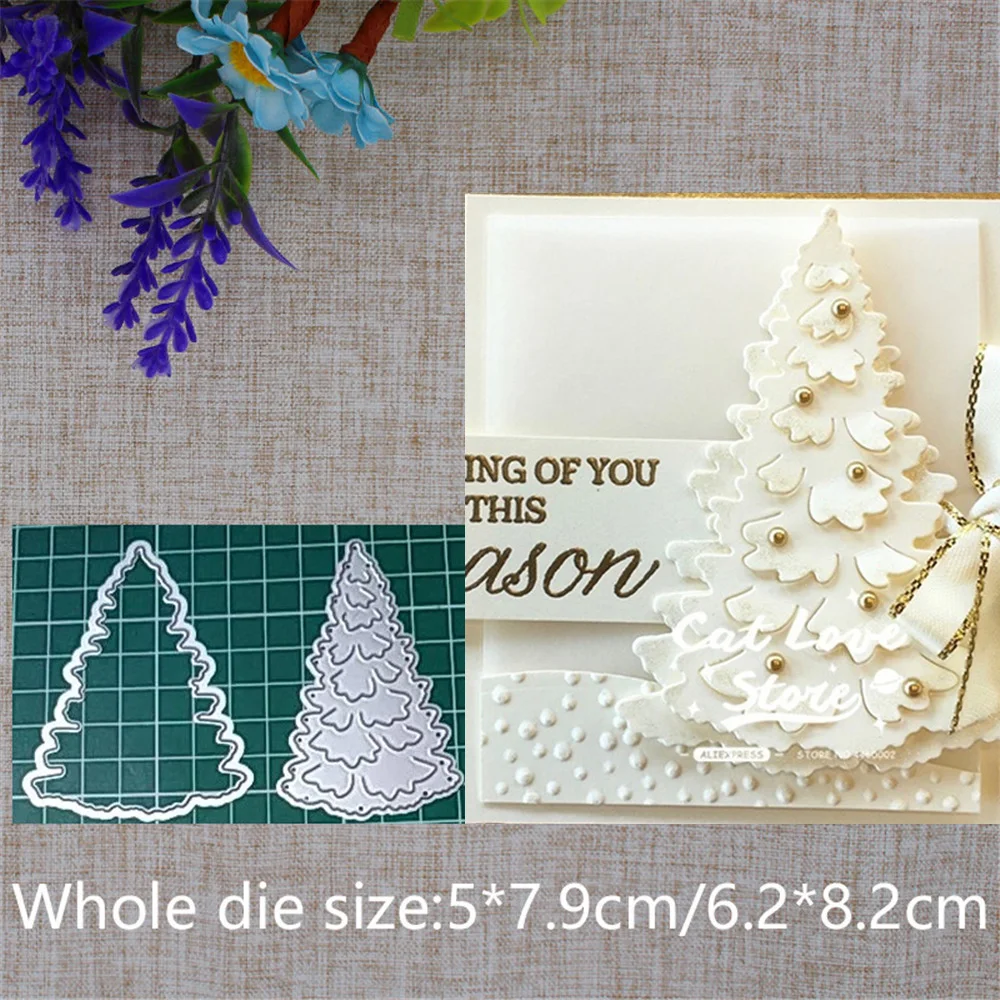 2Pcs/Set 2019 New Arrival Christmas Tree Metal Cutting Die Stencil DIY Scrapbooking Embossing Decor Photo Album Paper Card Craft
2Pcs/Set 2019 New Arrival Christmas Tree Metal Cutting Die Stencil DIY Scrapbooking Embossing Decor Photo Album Paper Card Craft
