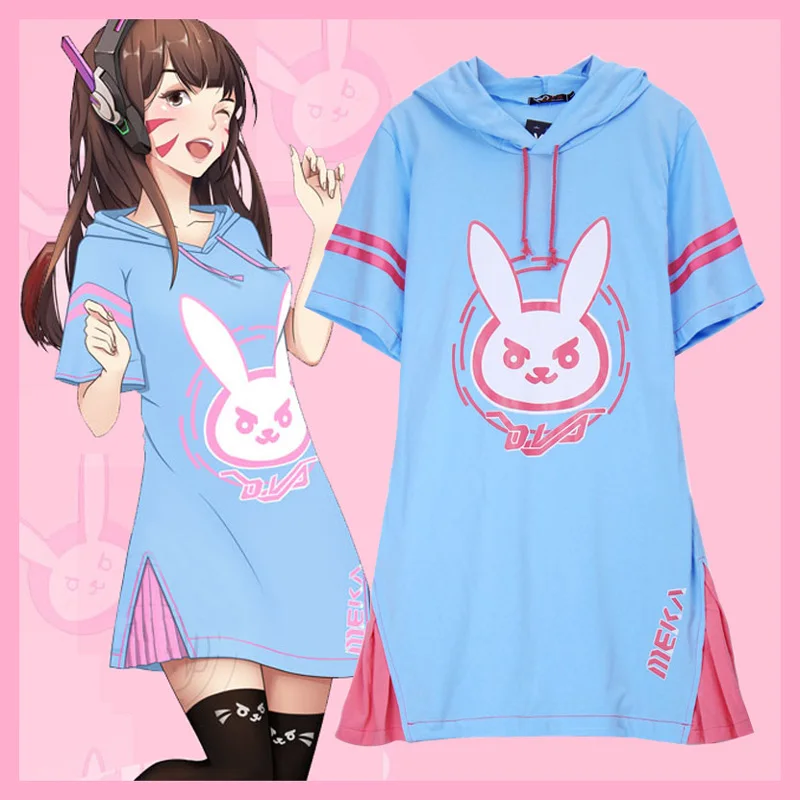 Cosplay Costume DVA Rabbit Anime clothes Loose dress Japanese style girl's Lovely Dress B
Cosplay Costume DVA Rabbit Anime clothes Loose dress Japanese style girl's Lovely Dress B