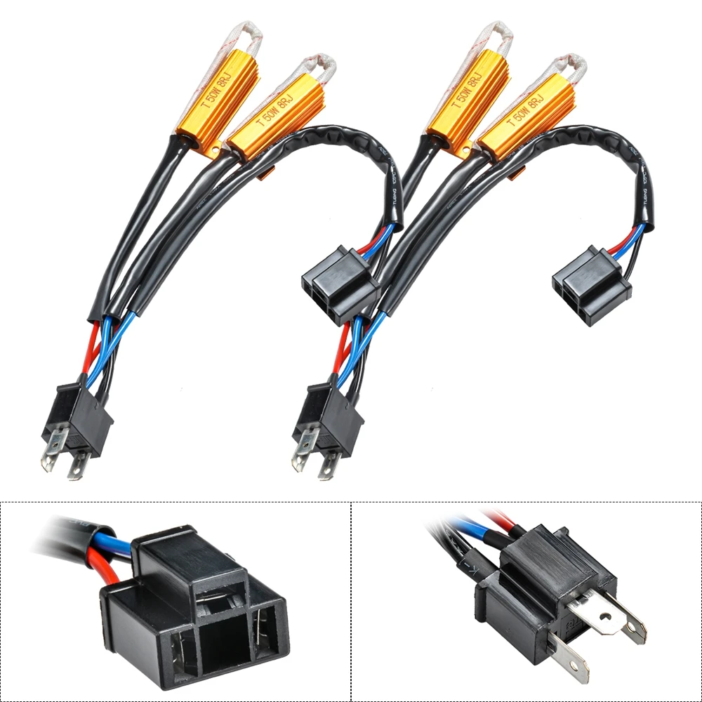 2x 50w 8ohm Load Resistors 1156 1157 H4 H7 H11 LED Flash Rate Turn Signals Light Indicator Controllers Brake Running Motorcycle
2x 50w 8ohm Load Resistors 1156 1157 H4 H7 H11 LED Flash Rate Turn Signals Light Indicator Controllers Brake Running Motorcycle
