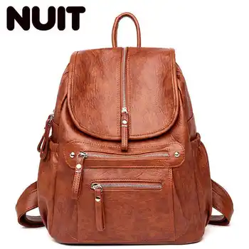 Women Backpack Female High Quality Soft Leather Book School Bags For Teenage Girls Sac A Dos Travel Back pack Rucksacks Mochilas
Women Backpack Female High Quality Soft Leather Book School Bags For Teenage Girls Sac A Dos Travel Back pack Rucksacks Mochilas