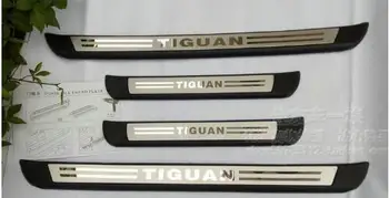 FOR Tiguan 2010-2016 automotive styling, 4 pieces stainless steel wear + ABS plate / door sill
FOR Tiguan 2010-2016 automotive styling, 4 pieces stainless steel wear + ABS plate / door sill