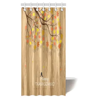 Thanksgiving Decorations Shower Curtain, Happy Thanksgiving Card with Autumn Leaves on a Wooden Fabric Bathroom Decor Set with
Thanksgiving Decorations Shower Curtain, Happy Thanksgiving Card with Autumn Leaves on a Wooden Fabric Bathroom Decor Set with