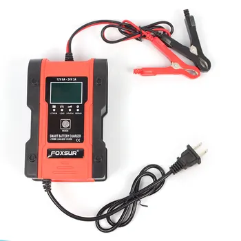 12V 24V 6A Car Battery Charger Pulse Repair 7-Stage Charger For Lithium Iron Lead Acid Lithium Battery Motorcycle Charger
12V 24V 6A Car Battery Charger Pulse Repair 7-Stage Charger For Lithium Iron Lead Acid Lithium Battery Motorcycle Charger
