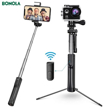 BONOLA 3 in 1 Wireless bluetooth selfie stick for iP IOSAndroidGoPro foldable tripod with bluetooth remote control fill light
BONOLA 3 in 1 Wireless bluetooth selfie stick for iP IOSAndroidGoPro foldable tripod with bluetooth remote control fill light