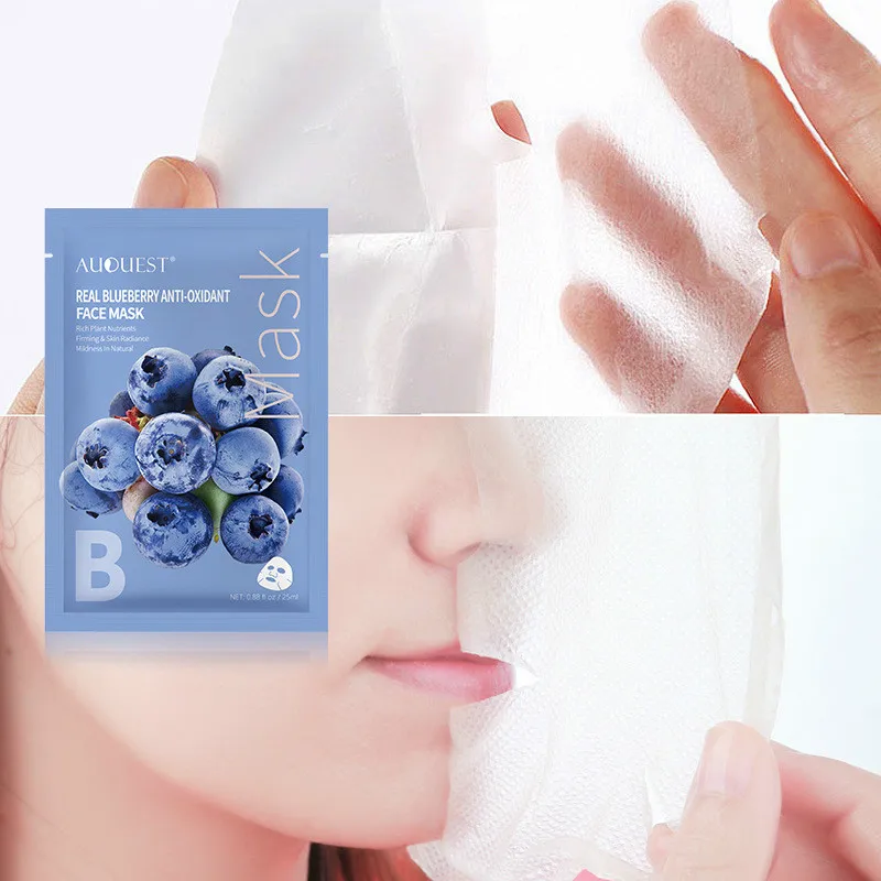 Blueberry Silk Mask Shrink Pore Moisturizing Botanical Care Whitening Brightening Facial Essence Clear Oil Control Mask TSLM1
Blueberry Silk Mask Shrink Pore Moisturizing Botanical Care Whitening Brightening Facial Essence Clear Oil Control Mask TSLM1