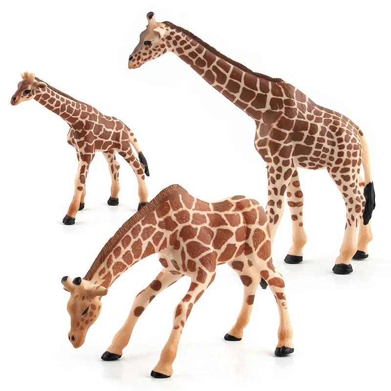 Simulation Wild Animal Model Set Large, Medium and Small Giraffe Family Simulation Toys
Simulation Wild Animal Model Set Large, Medium and Small Giraffe Family Simulation Toys