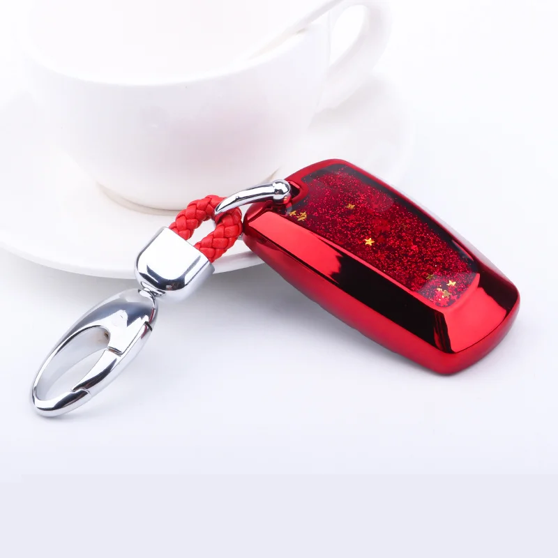 shining TPU Quicksand key case for car For BMW 1/2/3/4/5/6/7 series 3GT/5GT/X3/M5/M6 Fashion Collocation Crystal keychain new
shining TPU Quicksand key case for car For BMW 1/2/3/4/5/6/7 series 3GT/5GT/X3/M5/M6 Fashion Collocation Crystal keychain new