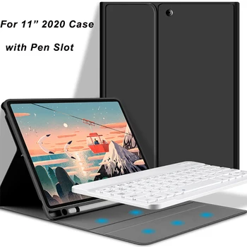Keyboard For iPad Pro 11 Inch 2020 2018 7 Colors Backlit American Bluetooth Keyboard with PU Leather Tablet Case and Pen Slot
Keyboard For iPad Pro 11 Inch 2020 2018 7 Colors Backlit American Bluetooth Keyboard with PU Leather Tablet Case and Pen Slot