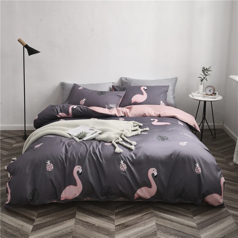 Sheet Pillowcase Duvet Cover Bed Skirt Polyester Grey Color Printing Thicken 4pcs Bedding Sets King Queen Size Bed Decor Yaapeet
Sheet Pillowcase Duvet Cover Bed Skirt Polyester Grey Color Printing Thicken 4pcs Bedding Sets King Queen Size Bed Decor Yaapeet