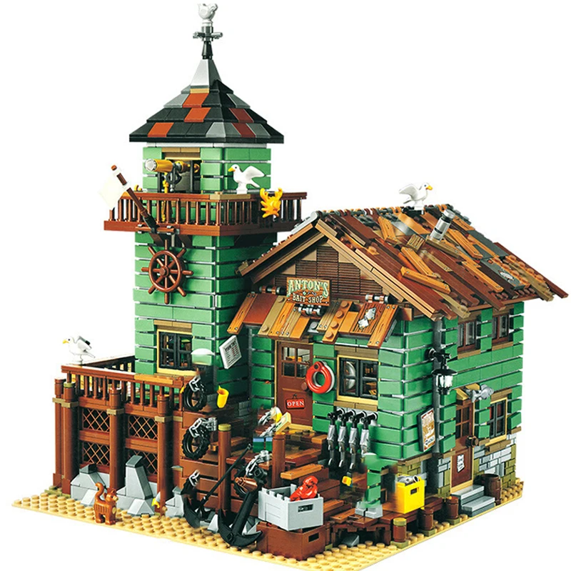 In stock 16050 Old Fishing Shop Compatible With All brands 21310 Set Building Blocks Bricks Educational Toys Children Gifts
In stock 16050 Old Fishing Shop Compatible With All brands 21310 Set Building Blocks Bricks Educational Toys Children Gifts