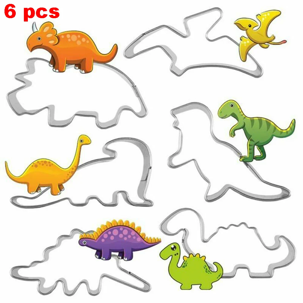 cake decorating tools Dinosaur Cookie Cutter Dino Biscuit Pastry Pastry Candy Steel Baking Mold cookie mold Set Home decor gift
cake decorating tools Dinosaur Cookie Cutter Dino Biscuit Pastry Pastry Candy Steel Baking Mold cookie mold Set Home decor gift