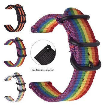 Universal 18mm 20mm 22mm Quick Release Watchband Colorful Printed Nylon Watch Band Strap For Garmin Forerunner 645 For Fossil Q
Universal 18mm 20mm 22mm Quick Release Watchband Colorful Printed Nylon Watch Band Strap For Garmin Forerunner 645 For Fossil Q