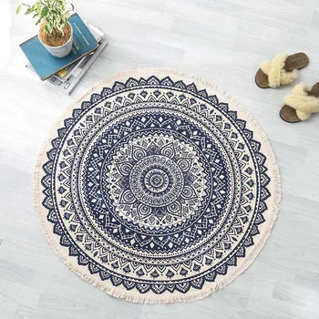 Bohemia Tassels Living Room Round Mat Bedside Yoga Sport Mattress Study Room Office Chair Pad
Bohemia Tassels Living Room Round Mat Bedside Yoga Sport Mattress Study Room Office Chair Pad