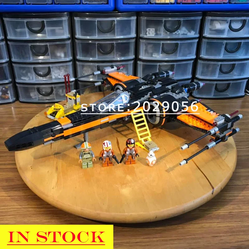 05004 In Stock Star series Wars First Order Poe's X-wing Fighter model Kids Toy Building Block bricks 75102 05039 10466 05035
05004 In Stock Star series Wars First Order Poe's X-wing Fighter model Kids Toy Building Block bricks 75102 05039 10466 05035