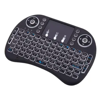 10 Meters MINI i8 Wireless Keyboard Built with Touchpad 2.4GHz Receiver Warm White LED Backlight Black
10 Meters MINI i8 Wireless Keyboard Built with Touchpad 2.4GHz Receiver Warm White LED Backlight Black
