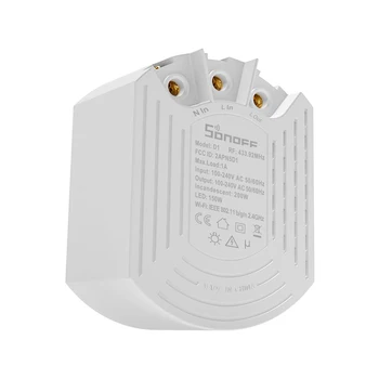 SONOFF D1 Wifi Smart Dimmer Switch DIY Smart Home Mini Switch Module Adjust Light Brightness Work With eWeLink APP Google Home
SONOFF D1 Wifi Smart Dimmer Switch DIY Smart Home Mini Switch Module Adjust Light Brightness Work With eWeLink APP Google Home
