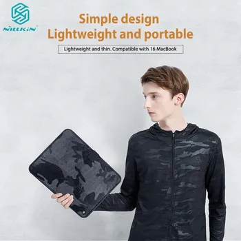For Apple MacBook 16 Inch NILLKIN Acme Liner Sleeve Impact-resistant Laptop Bag for MacBook 16" Notebook Handbag Case
For Apple MacBook 16 Inch NILLKIN Acme Liner Sleeve Impact-resistant Laptop Bag for MacBook 16" Notebook Handbag Case