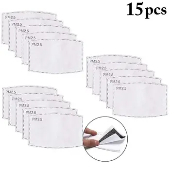15PCS Mouth Mask Filter Dustproof 5-Layer PM2.5 Mask Filter Anti Dust Air Face Mask Filter for Adult Mouth Mask Outdoor
15PCS Mouth Mask Filter Dustproof 5-Layer PM2.5 Mask Filter Anti Dust Air Face Mask Filter for Adult Mouth Mask Outdoor