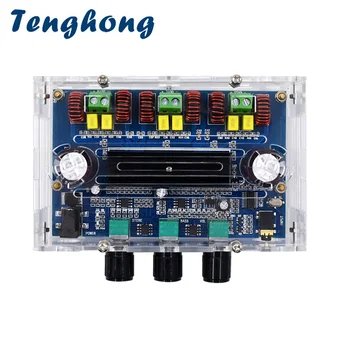 Tenghong TPA3116D2 Bluetooth 5.0 HD Digital Power Amplifier Board 2.1 Channel Sound Amplifier 50W*2+100W Amplificador With Shell
Tenghong TPA3116D2 Bluetooth 5.0 HD Digital Power Amplifier Board 2.1 Channel Sound Amplifier 50W*2+100W Amplificador With Shell